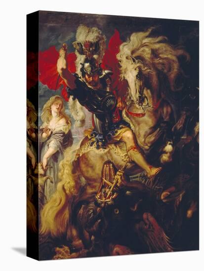 St. George and the Dragon, 1606/10-Peter Paul Rubens-Premier Image Canvas