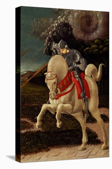 St. George and the Dragon (Detail), C.1470 (Oil on Canvas)-Paolo Uccello-Premier Image Canvas