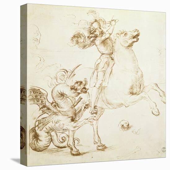 St. George and the Dragon-Raphael-Premier Image Canvas