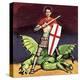 St George and the Dragon-English School-Premier Image Canvas