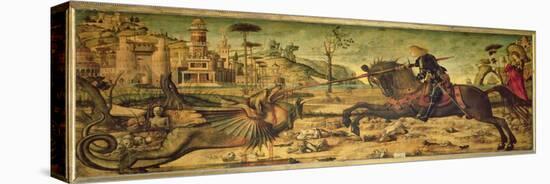 St. George Killing the Dragon, 1502-07-Vittore Carpaccio-Premier Image Canvas