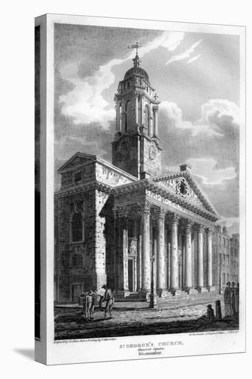 St George's Church, Hanover Square, Westminster, London, 1810-John Le Keux-Premier Image Canvas