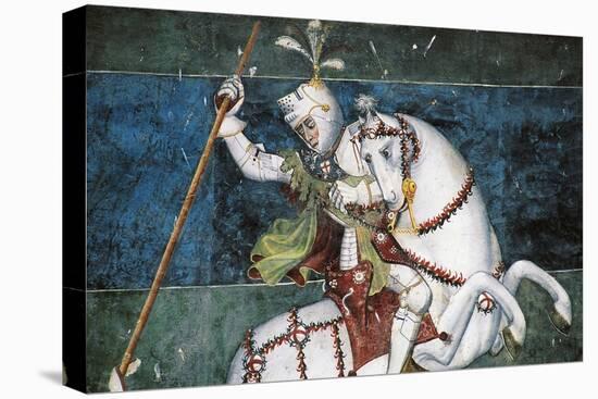 St George Slaying Dragon-null-Premier Image Canvas