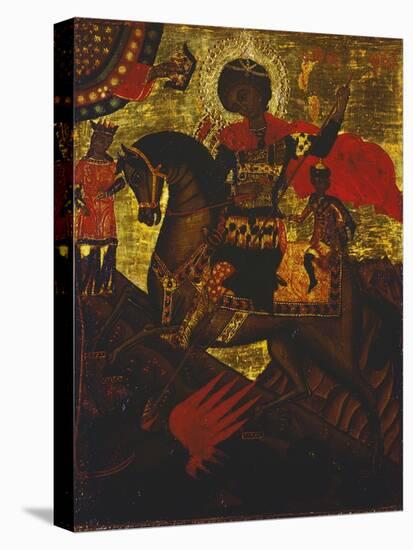 St George Slaying the Dragon, from the Borgia Collection-null-Premier Image Canvas
