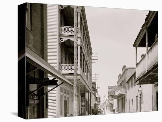 St. George St., St. Augustine, Fla.-null-Stretched Canvas