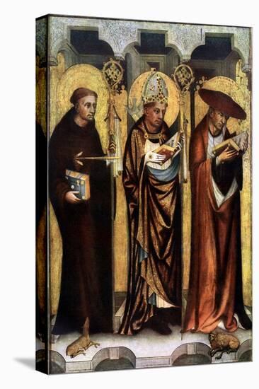 St Giles, St Gregory, and St Jerome, C1380-null-Premier Image Canvas