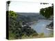 St. Goarshausen, Katz Castle and the River Rhine, Rhine Valley, Rhineland-Palatinate, Germany, Euro-Hans Peter Merten-Premier Image Canvas