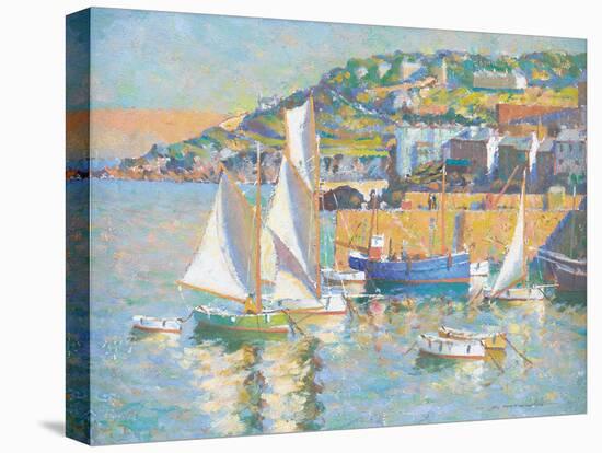 St. Ives Harbour - Dock-Arthur Hayward-Stretched Canvas