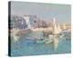 St. Ives Harbour - Waterfront-Arthur Hayward-Stretched Canvas