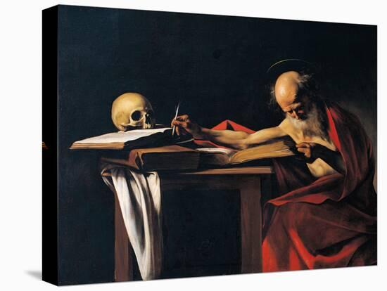 St Jerome-Caravaggio-Premier Image Canvas