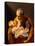 St. Joseph and the Christ Child, 1634-40 (Oil on Canvas)-Guido Reni-Premier Image Canvas