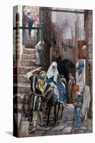 St. Joseph Seeks Lodging in Bethlehem, Illustration for 'The Life of Christ', C.1886-94-James Tissot-Premier Image Canvas