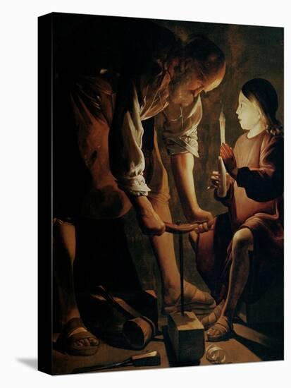 St. Joseph, the Carpenter-Georges de La Tour-Premier Image Canvas