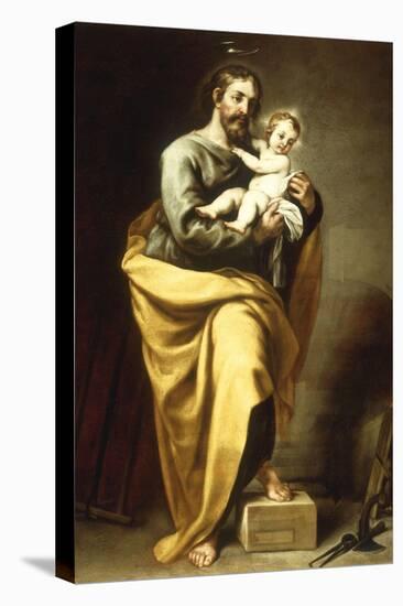 St Joseph with the Infant Christ-Alonso Cano-Premier Image Canvas