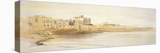 St Julian's Bay, Malta, 1866 (Pen and Brown Ink with Graphite and Watercolours on Off-White Paper)-Edward Lear-Premier Image Canvas
