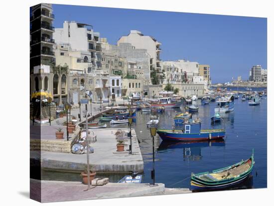 St Julians Bay, Malta-Peter Thompson-Premier Image Canvas