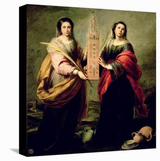 St. Justina and St. Rufina, 1675-Bartolome Esteban Murillo-Premier Image Canvas