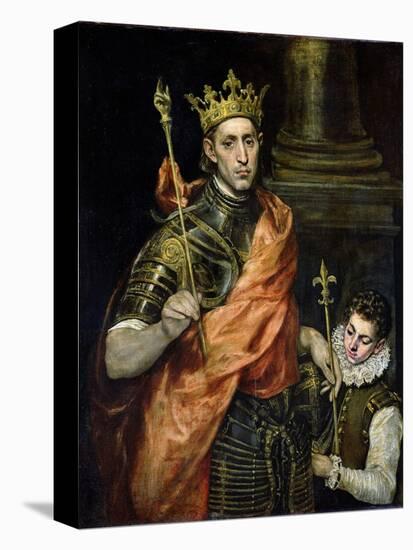 St. Louis (1215-70) and His Page, circa 1585-90-El Greco-Premier Image Canvas