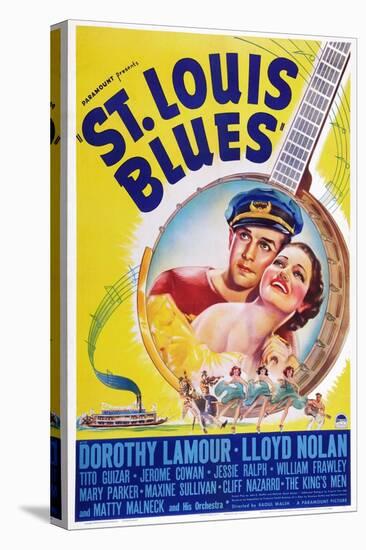 St. Louis Blues, Lloyd Nolan, Dorothy Lamour, 1939-null-Stretched Canvas