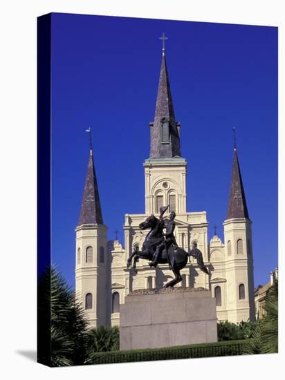 St. Louis Cathedral in French Quarter at Jackson Square, New Orleans, Louisiana, USA-Adam Jones-Premier Image Canvas
