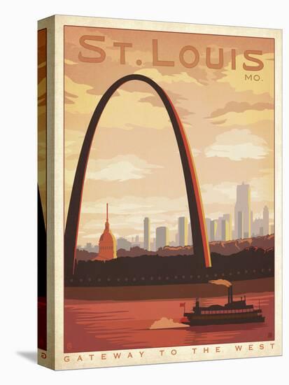 St. Louis, Missouri: Gateway To The West-Anderson Design Group-Stretched Canvas