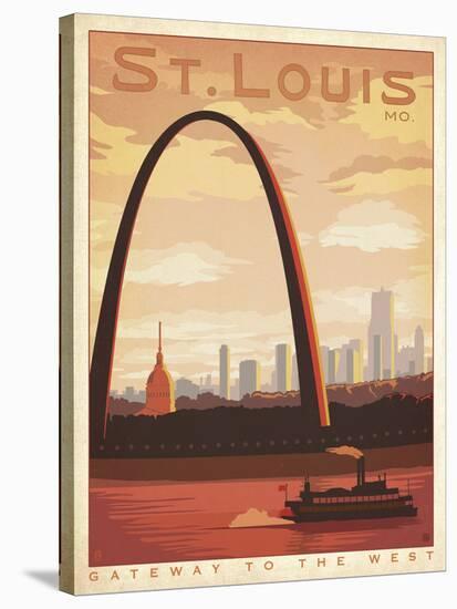 St. Louis, Missouri: Gateway To The West-Anderson Design Group-Stretched Canvas