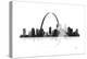 St Louis Missouri Skyline-Marlene Watson-Premier Image Canvas