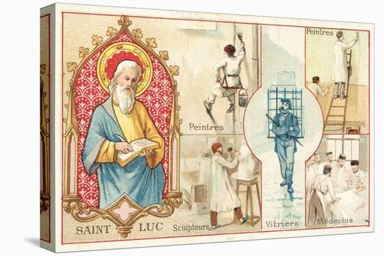 St Luke, Patron Saint of Artists and Doctors-null-Premier Image Canvas