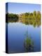 St. Mang Monastery and Basilica Reflected in the River Lech, Fussen, Bavaria (Bayern), Germany-Gary Cook-Premier Image Canvas