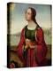 St. Margaret at Prayer-Lorenzo Costa-Premier Image Canvas