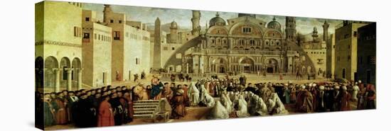 St. Mark Preaching in Alexandria, Egypt, 1504-07-Gentile Bellini-Premier Image Canvas