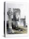 St. Martin's Cross and Iona Cathedral-R. W. Billings-Premier Image Canvas