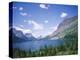 St. Mary Lake and Wild Goose Island, Glacier National Park, Rocky Mountains, USA-Geoff Renner-Premier Image Canvas