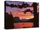 St Mary Lake at Sunset, Glacier National Park, Montana, USA-Jaynes Gallery-Premier Image Canvas