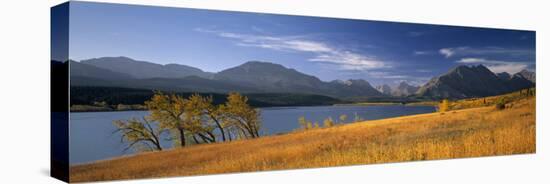 St. Mary Lake, Glacier Nat. Park, Montana, USA-Walter Bibikow-Premier Image Canvas