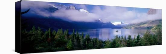 St. Mary Lake, Glacier National Park, Montana, USA-null-Premier Image Canvas