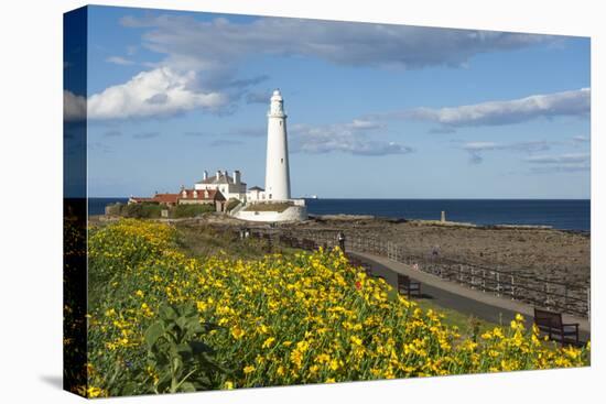 St. Mary's Lighthouse, Whitley Bay, Northumbria, England, United Kingdom, Europe-James Emmerson-Premier Image Canvas