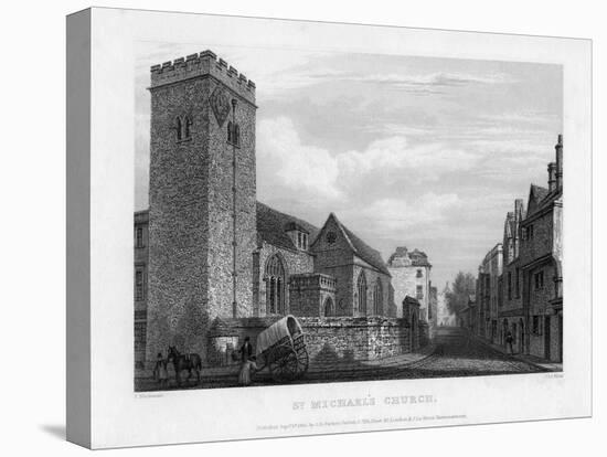 St Michael's Church, Oxford, 1834-John Le Keux-Premier Image Canvas