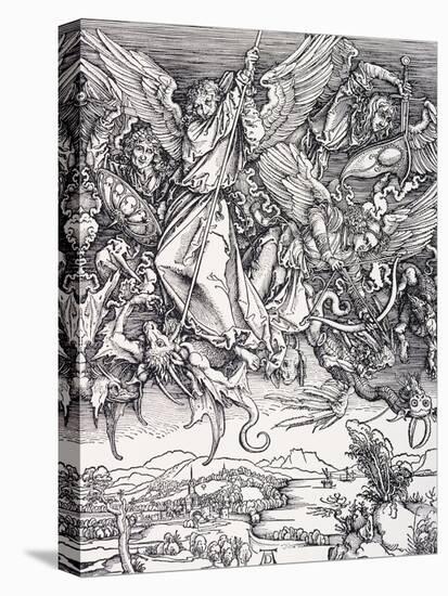 St. Michael Slaying the Dragon-Albrecht Dürer-Premier Image Canvas