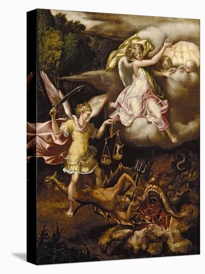 St Michael Subduing Satan and Weighing the Souls of the Dead, C. 1540 - 1549-Lelio Orsi da Novellara-Premier Image Canvas