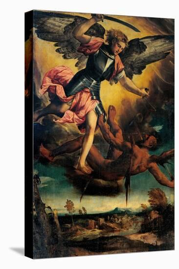 St. Michael Vanquishing the Devil-Bonifacio de Pitati-Stretched Canvas