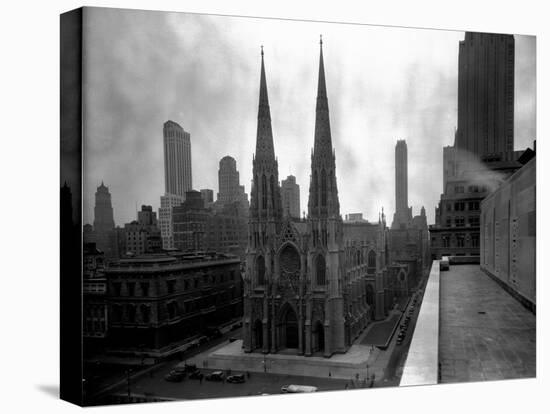 St. Patrick's Cathedral, Rooftop View-null-Premier Image Canvas