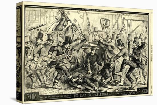 St. Patrick's Day, 1867-Thomas Nast-Premier Image Canvas