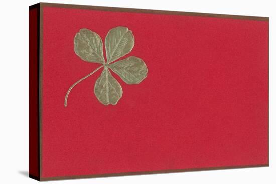 St. Patricks Day, Four-Leaf Clover-null-Stretched Canvas