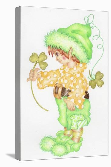 St Patricks Pixie-Karen Middleton-Premier Image Canvas