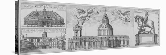St Paul's Cathedral, City of London, 1710-null-Premier Image Canvas
