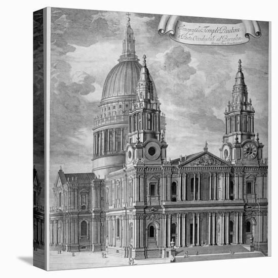 St Paul's Cathedral, City of London, C1715-Robert Trevitt-Premier Image Canvas