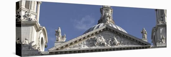 St. Paul's Cathedral, City of London, London. Upper Entrance Pediment and Statues-Richard Bryant-Premier Image Canvas