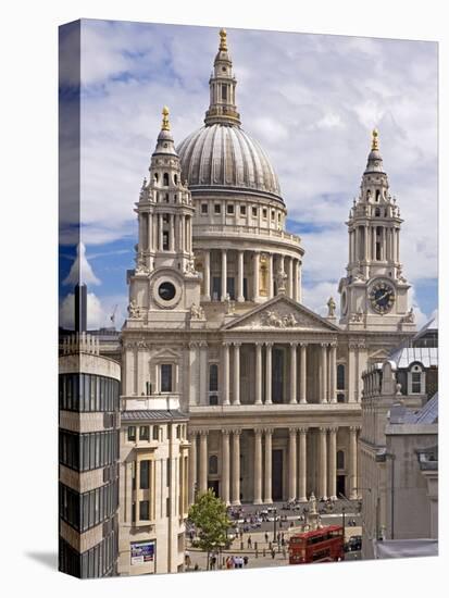 St. Paul's Cathedral Designed by Sir Christopher Wren, London, England, United Kingdom, Europe-Walter Rawlings-Premier Image Canvas