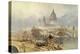 St. Paul's Cathedral from Blackfriars Bridge-David Roberts-Premier Image Canvas